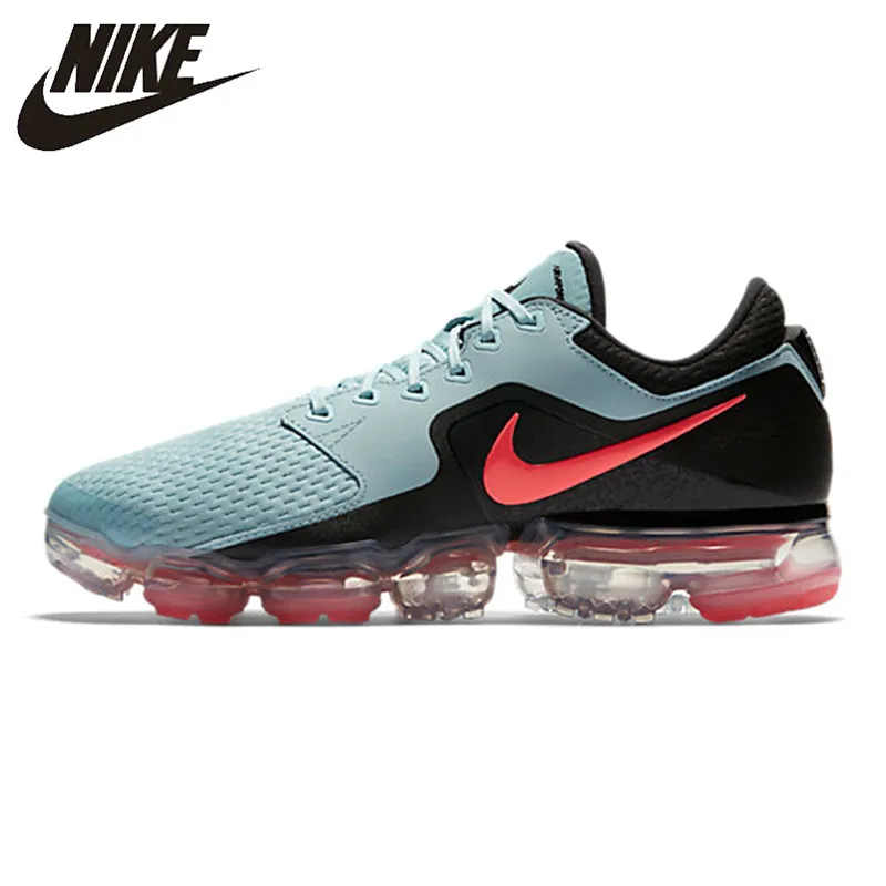

NIKE Air VaporMax Women's Running Shoes Light Blue & Black Lightweight Breathable Non-slip Shock Absorption AH9045 400