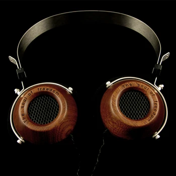 

Fully enclosed monitor Open HIFI grade wood retro headphones