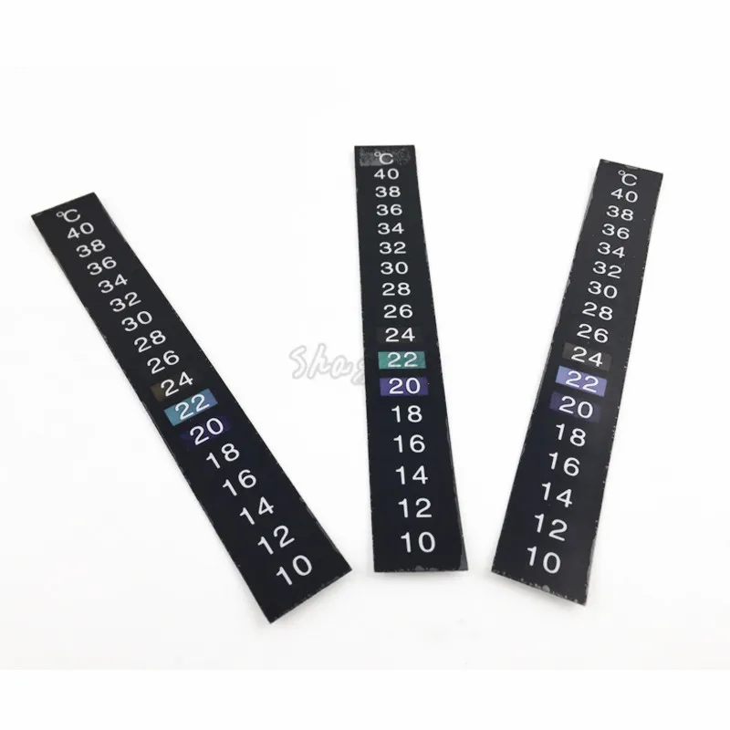 3pcslot 10 - 40 C degree Homebrew Sticker Thermometer ,Aquarium Fridge Kitchen Liquid Crystal Thermometer (1)