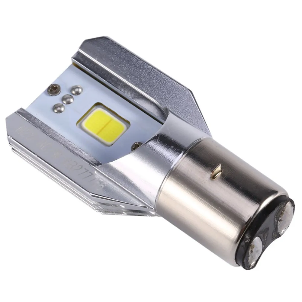 1 шт. мотоциклетные светильник лампы 9W H4/BA20D COB 900lm белый Цвет лампа фары для