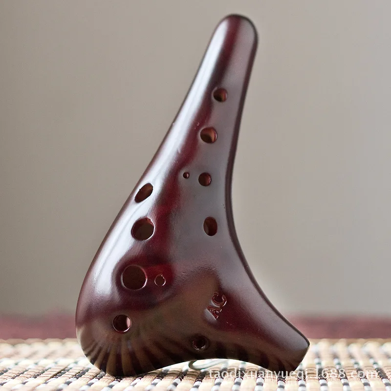 

12 Kong Tao alto flute wholesale 12 hole C smoldered professional ocarina Intonation sound good For the school band
