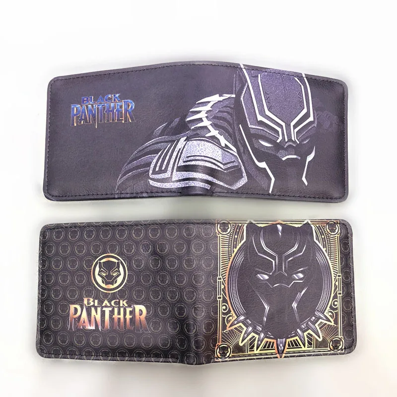 Disney Marvel Черная пантера T'Challa складной кошелек плюшевые кошельки фильм периметр