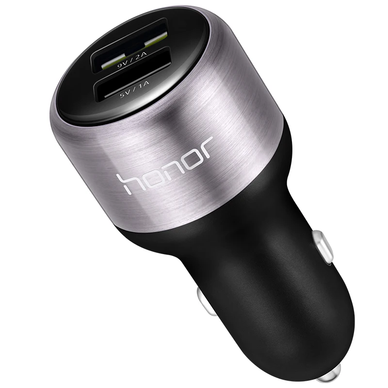 Huawei Honor автомобиля Зарядное устройство быстрой зарядки 2-в-1 двойной USB адаптер для huawei P9 P10 Honor 8 V9 Быстрая зарядка