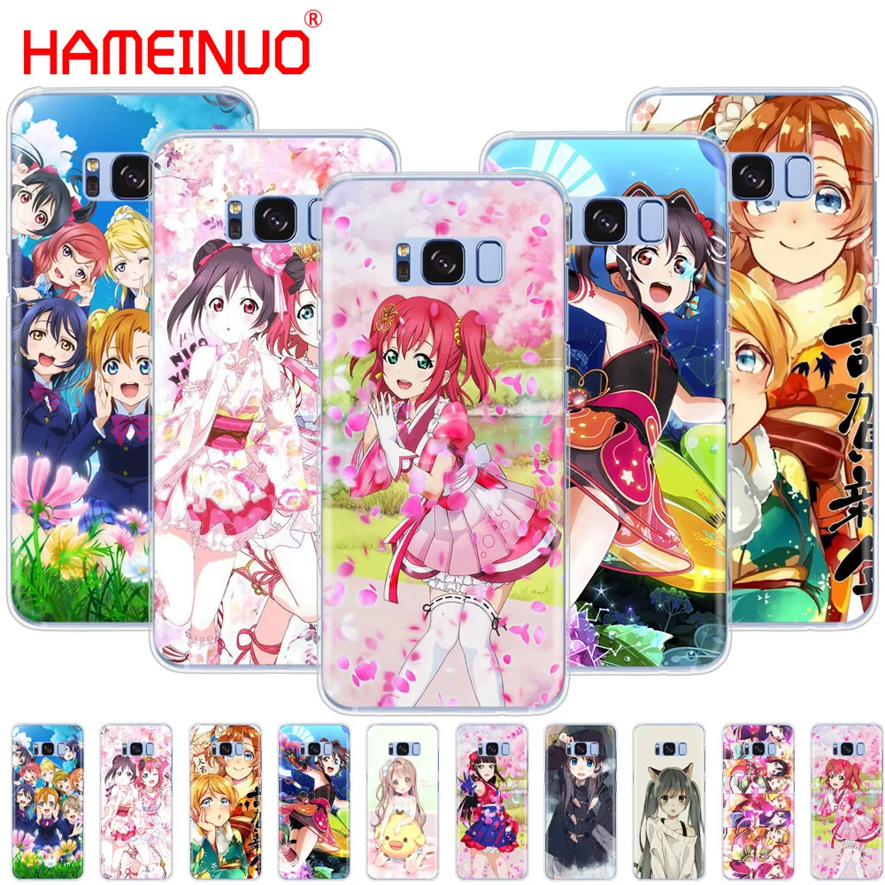 HAMEINUO font b Anime b font Love Live cell phone case cover for Samsung Galaxy S9