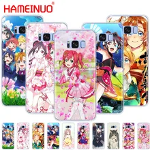 HAMEINUO font b Anime b font Love Live cell phone case cover for Samsung Galaxy S9