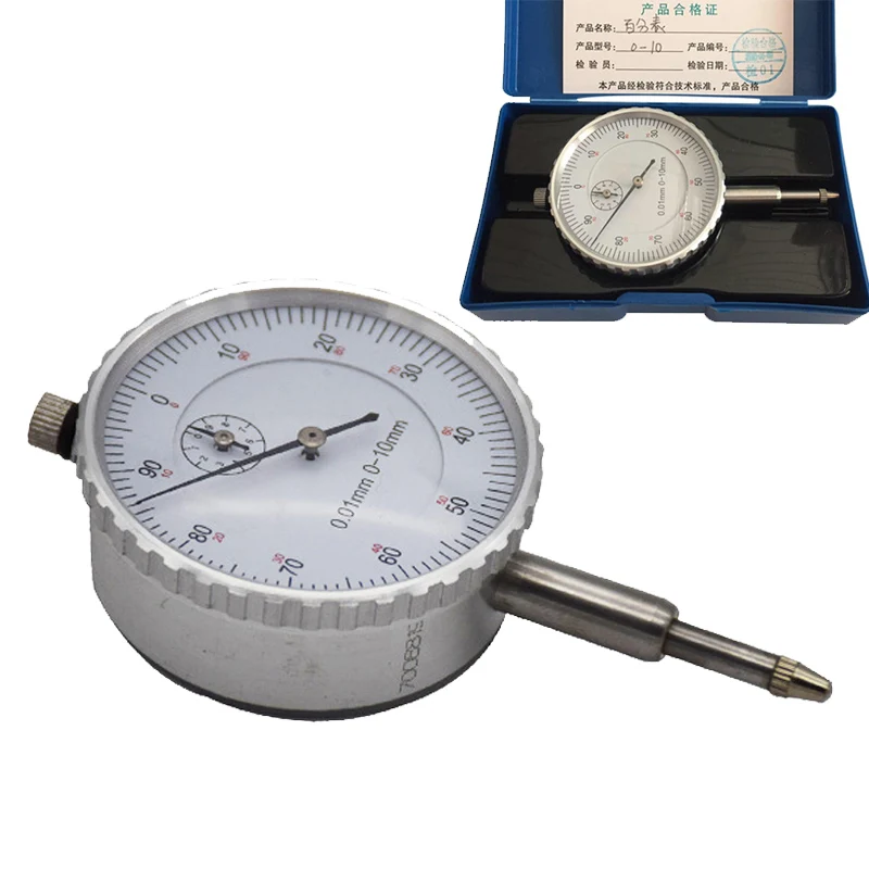 0 10mm 0.01mm Index Dial Diameter Mdicator Test Dialgage Dial Indicator