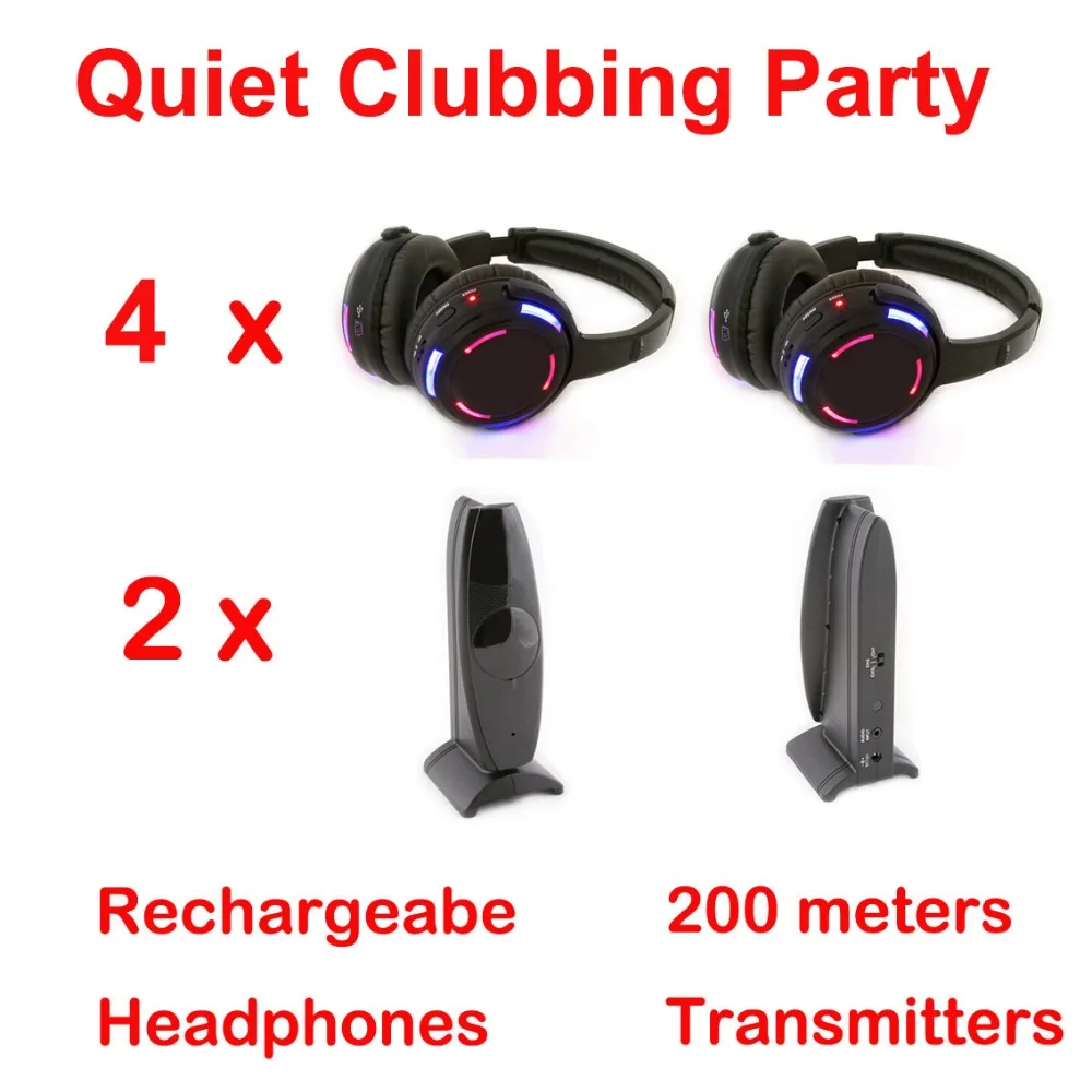 Silent Disco complete system led wireless