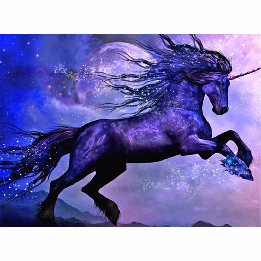 

Unicorn,Full,Diamond Embroidery,Animal,5D,DIY,Diamond Painting,Mosaic,Cross Stitch,Needlework,Round Rhinestone,Decoration,Art