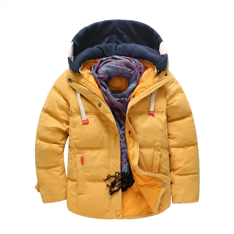 

BibiCola Kids Cotton Down Jacket Coat Hooded Outerwear Baby Girls Winter Coat Children Outerwear Snowsuit Infants Jackets