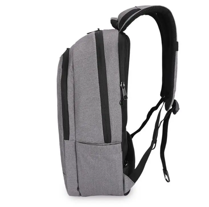 Nueva Mochila para ordenador portátil de 17 pulgadas con carga USB Anti-thief para mujer y hombre