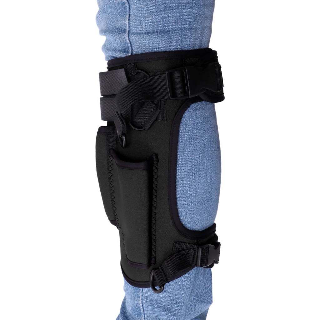 Neoprene Sheath With Adjustable Strap Leg Holder For Scuba Diving Snorkeling Tech Adjustable Dive Gear