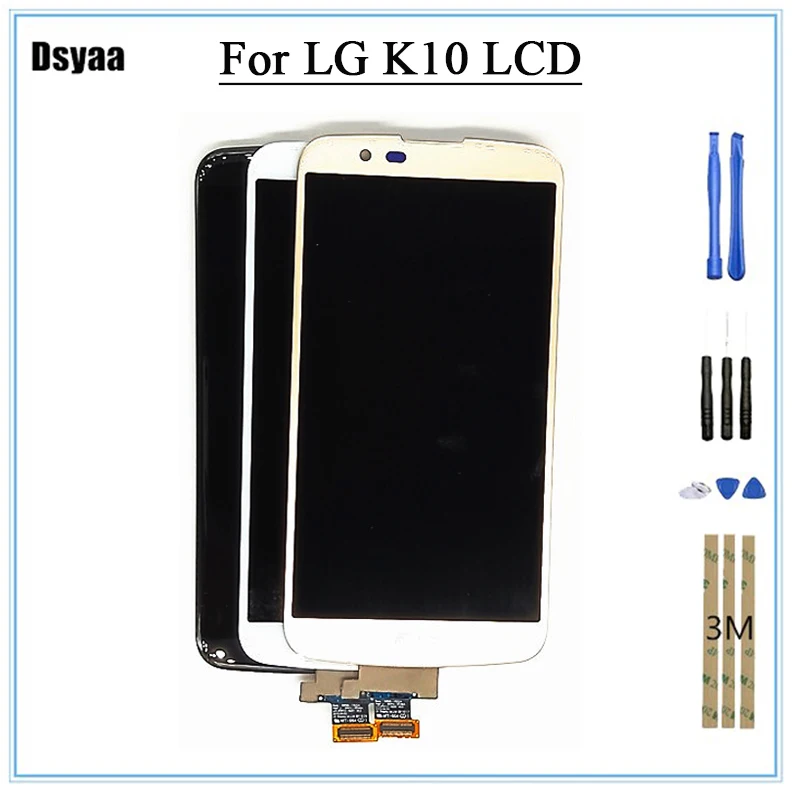 

Tested 5.3inch for LG K10 LCD K410 K420 K430 Display Touch Screen Digitizer Assembly with Frame for LG K10 1280x720 Display