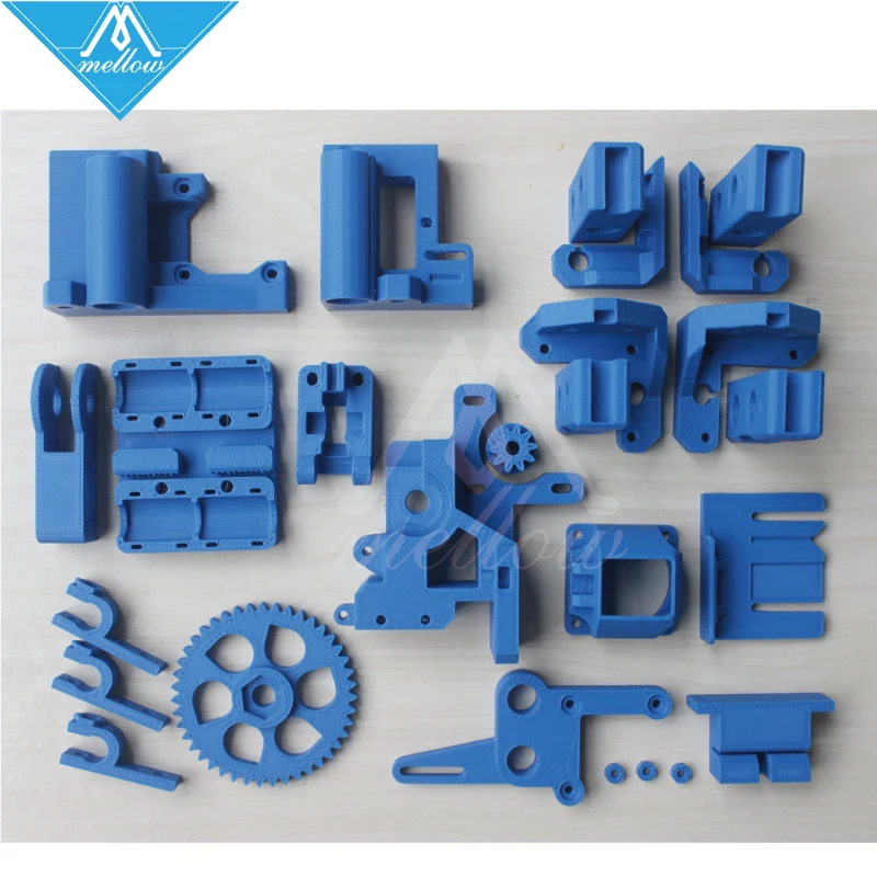 Красочные Reprap i3 Rework 3d принтер PLA требуется PLA Пластиковые части набор печатных деталей Mendel i3