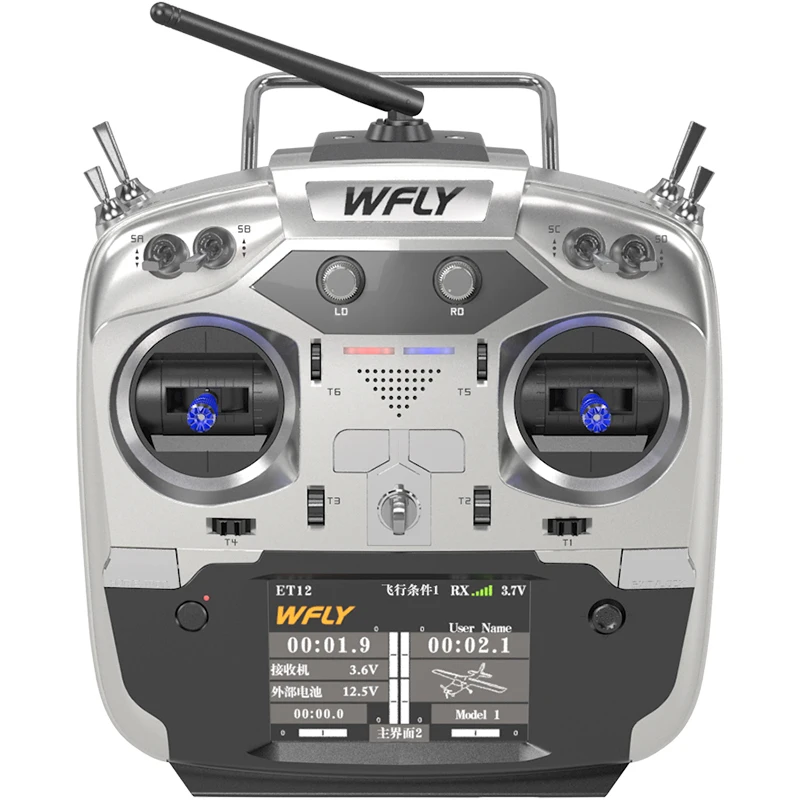 Пульт дистанционного управления WFLY ET12 2 4 ГГц 12CH Plus RF209S FPV приемник PWM PPM для