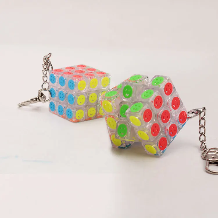 Мини 3x3x3 2x2x2 волшебный куб брелки цилиндр лист куб брелок Куб Рюкзак для игрушек сумка подвеска Украшение