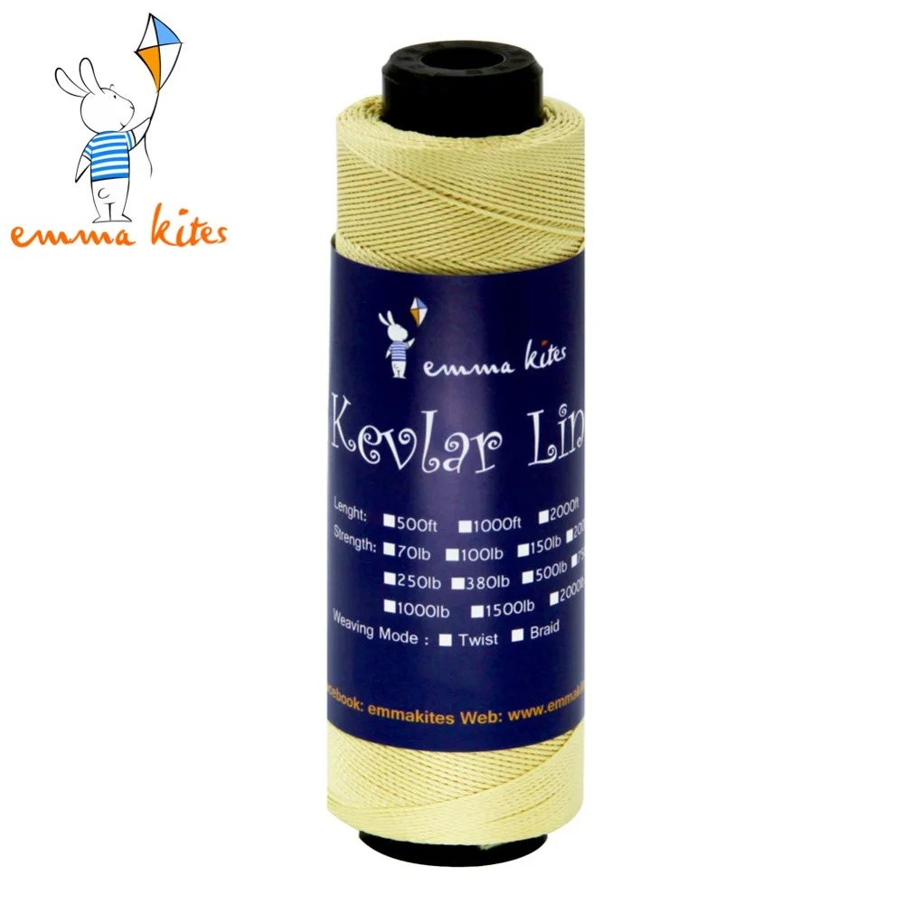 

1000ft 100lb Kite Line String for Single Line Kite Flying Twist Kevlar Fishing Line Outdoor Camping Hiking Garden Cord