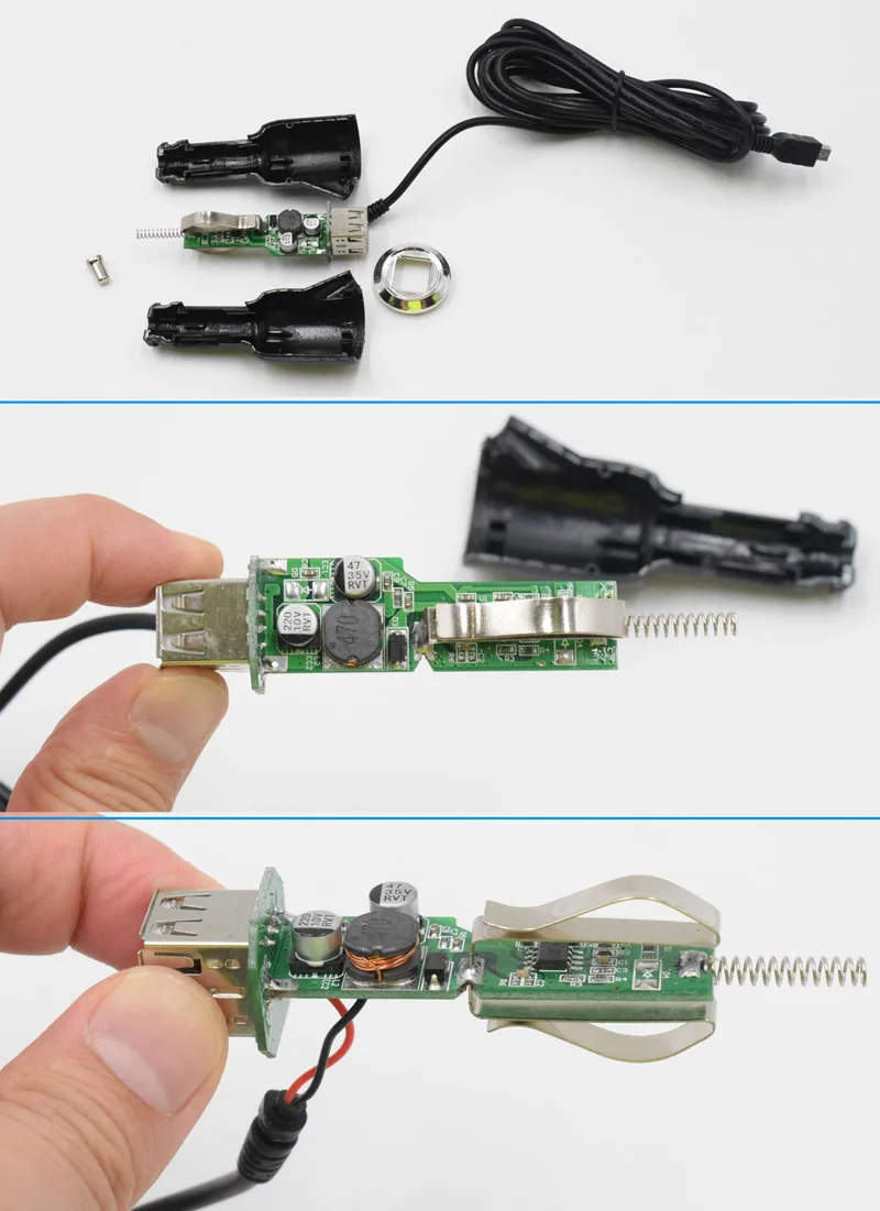XCGaoon 3,5 метр 5V 3A мини Переходник USB для зарядки в машине с 2 портами(стандарт Порты и разъёмы для Видеорегистраторы для автомобилей Видео Регистраторы/gps мобильный вход переменного тока 12 V-24 V