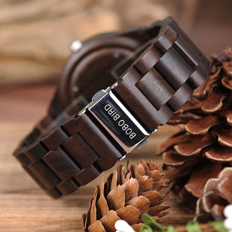 BOBO BIRD L-P05-1-2 Luxury Design Men Wooden Watches Personalize Drop Shipping Watch Male Relogio Masculino