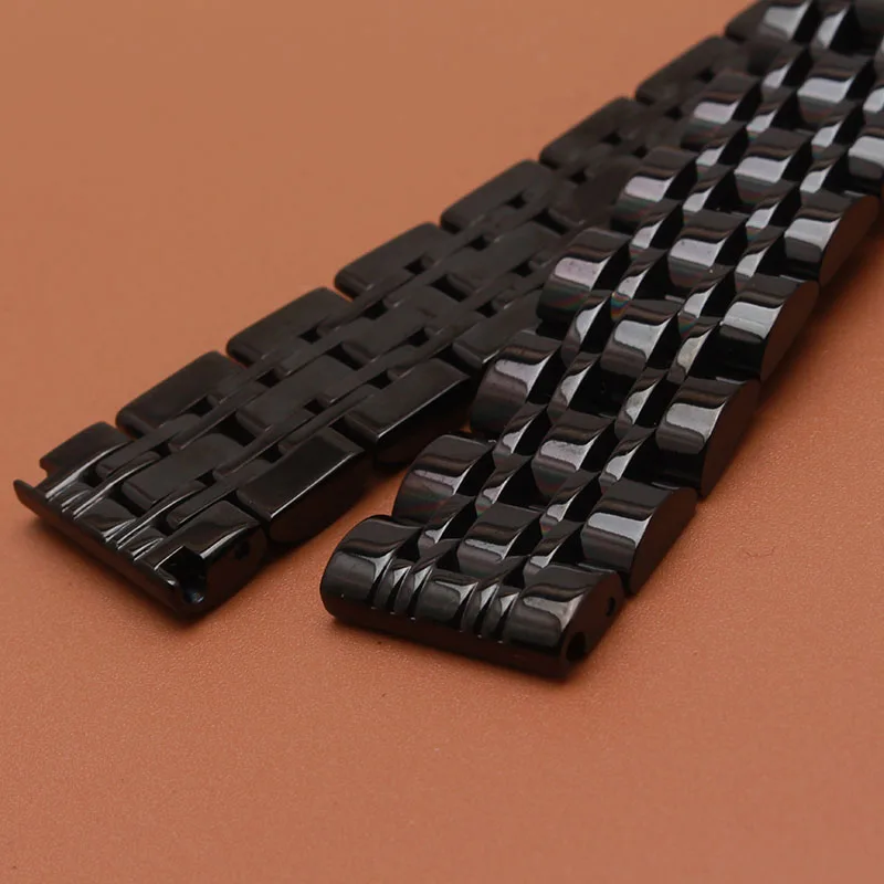 2017 Promotion watch accessories watchband for wrist watch smart watch polished beautiful watch straps silve black metal 20 22mm 2017 Promotion watch accessories watchband for wrist watch smart watch polished beautiful watch straps silve black metal 20 22mm