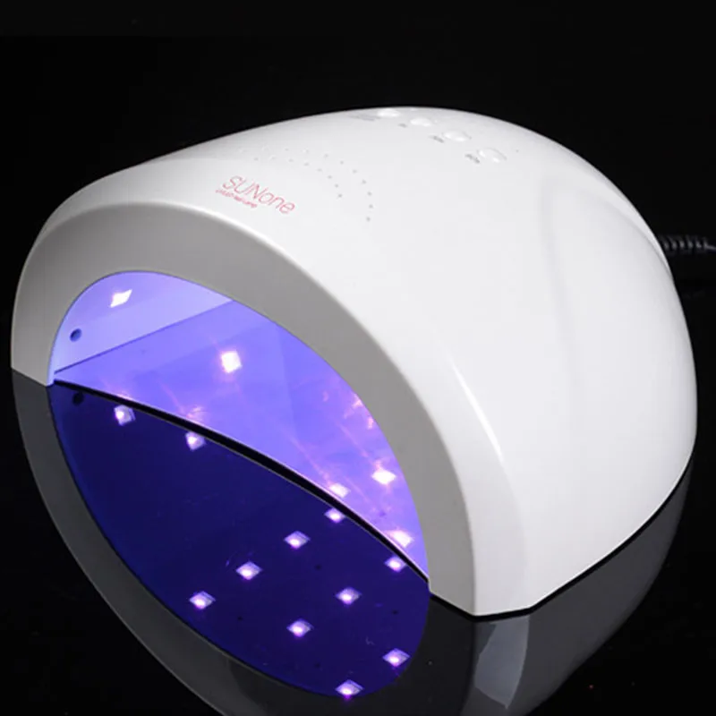 

1 Pc LED Light Therapy Machine 5s/30s/60s timing functions 24w/48w UV/LED dual light source Phototherapy Manicure Nail Lamp