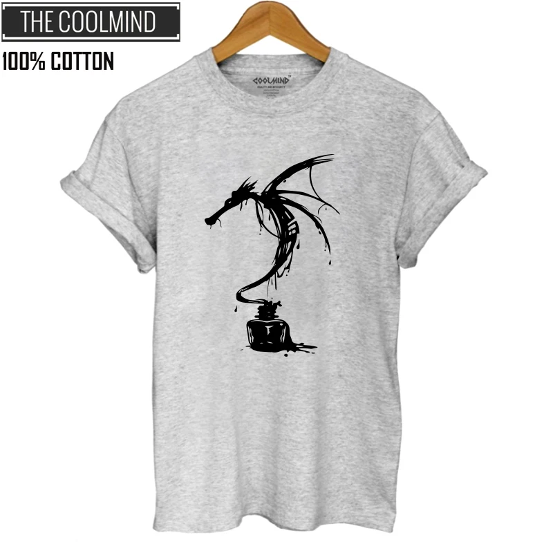 

COOLMIND QI0224B cotton cool print women T shirt casual short sleeve tshirt women o-neck summner t-shirt female tee shirts