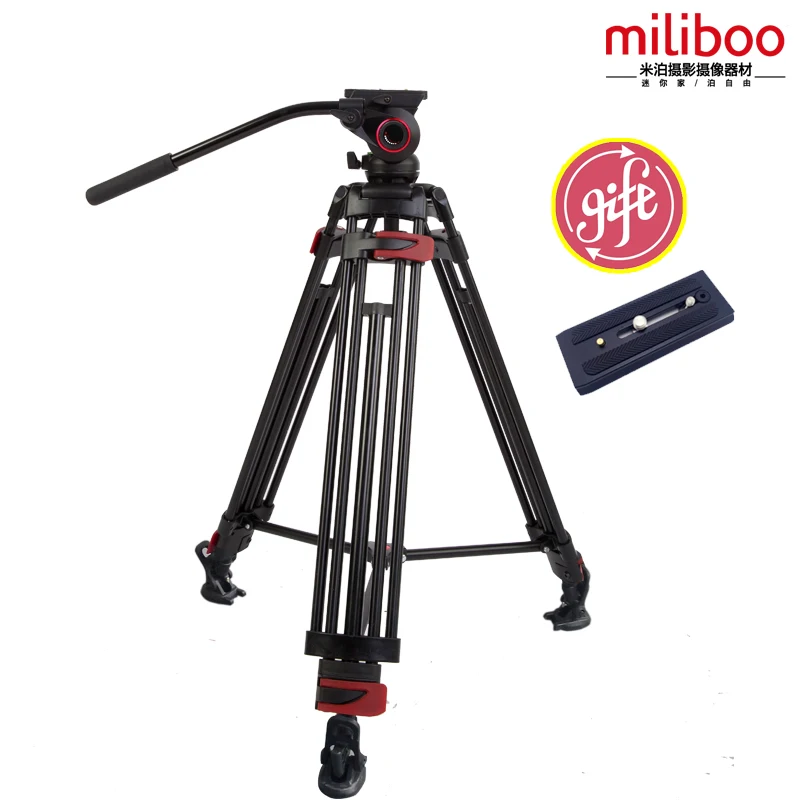 

miliboo MTT604A Professional Flexible Tripod for Digital Camera/Camcorder/Video,Load-bearing 10 kg Max-Height 160cm
