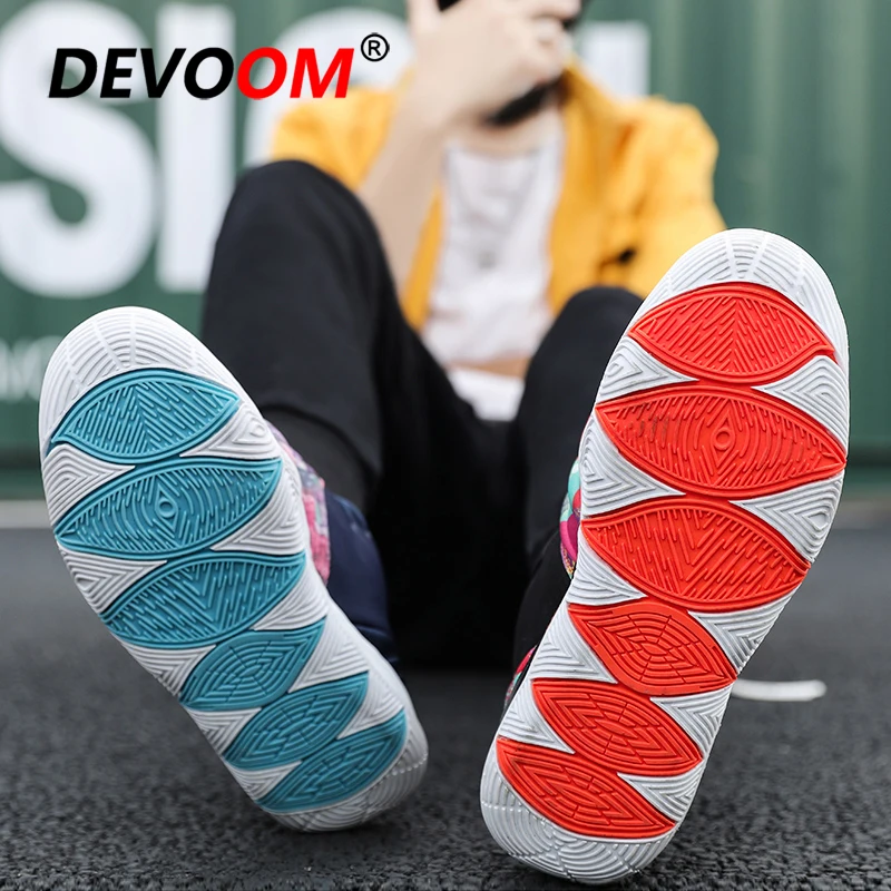 New High Top Kyrie Irving 5 Basketball Shoes Men Cushion Shockproof Boston Sneakers Men Athletic Outdoor Sport Shoes Big 45