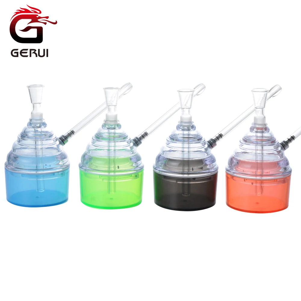 GERUI новая Дымчатая искусственная акриловая стеклянная трубка водные трубки