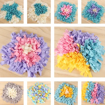 

Colorful Pet Dog Sniffing Pad Funny Food Finding Blanket Interactive Toys Dog Mats for Release Stress Pet Smell Training Cushion