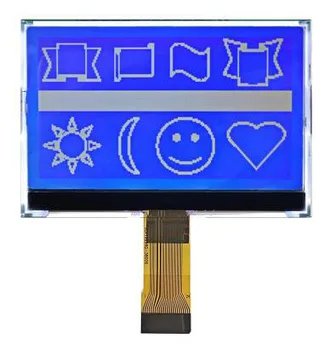 

24PIN COG 19296 LCD Screen ST75256 Drive IC SPI/I2C/Parallel Interface White/Blue Backlight