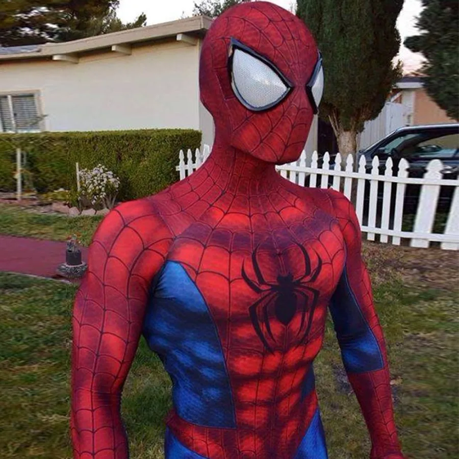 Новейший костюм Человека-паука, костюмы Человека-паука с 3D принтом, костюмы для косплея, спандекс, зентай, костюм для мужчин и женщин, вечерние костюмы для косплея на Хэллоуин