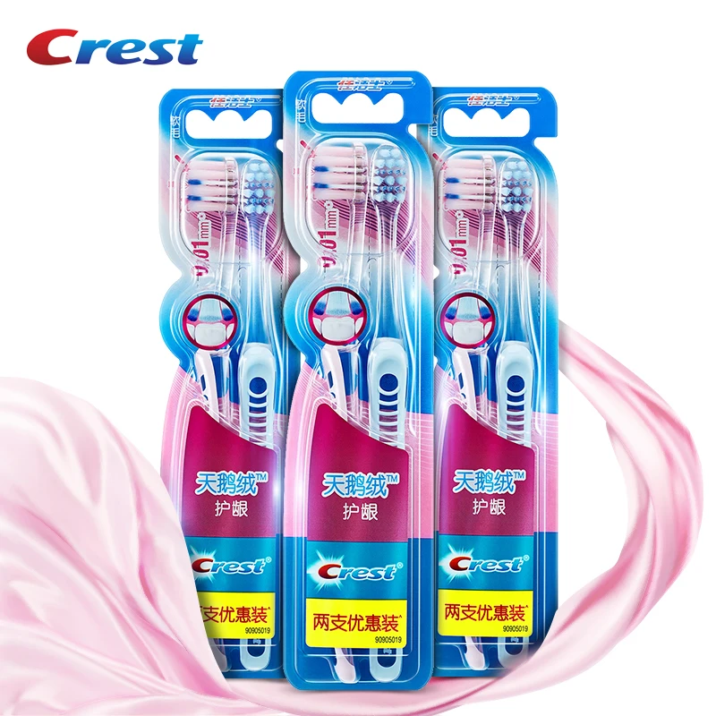 

Crest Toothbrush Ultra-Soft Bristle Tooth Brush Teeth Whitening Deep Clean Gum Care Small Head