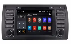 2din автомобиль Радио dvd gps android 8,1 1024*600 Quad core Для BMW E39 E53 M5 (1996-2007) с Bluetooth Phonelink BT 1080 P Ipod Карты