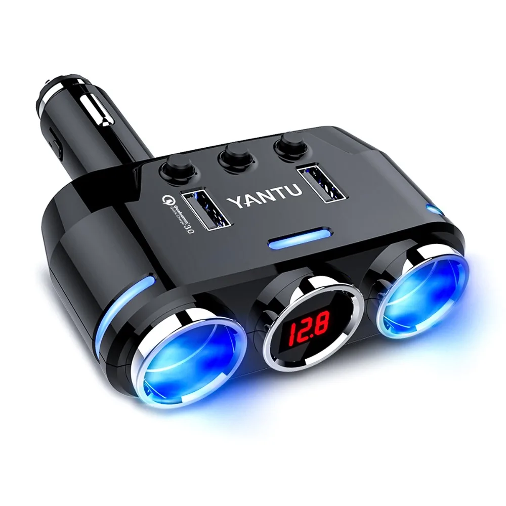 Зарядное устройство 100 Вт с двумя USB портами для автомобилей внедорожников