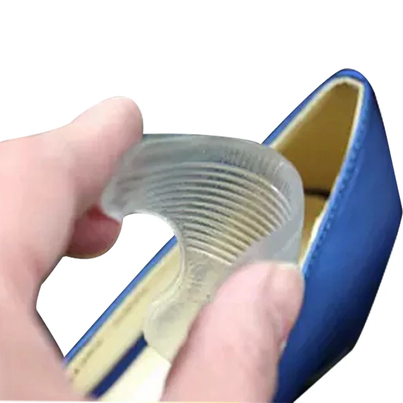 1 пара силиконовые стельки для защиты от натирания ног обувь гелевые прокладки силиконовые стельки, протектор для пятки натирания ног Педикюр Инструменты обувь стелька подклад