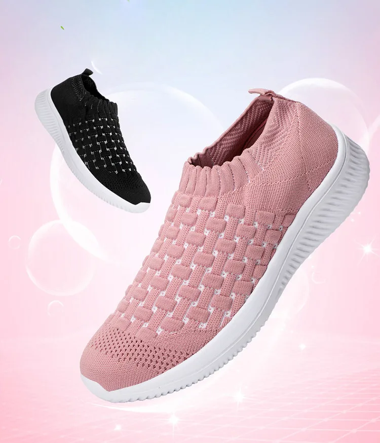 RS 1938-2019 New Spring Autumn Women's Shoes Flying Woven Womans Sneakers-1