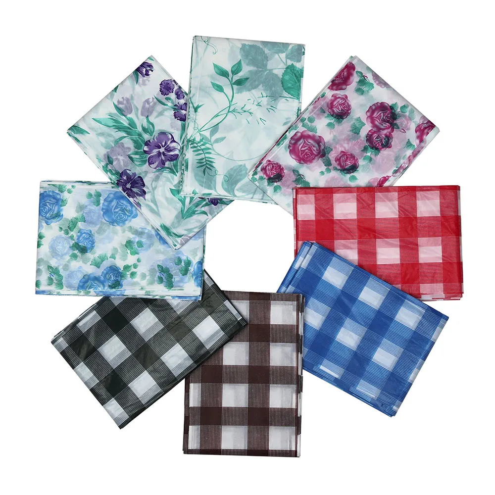 

Waterproof Tablecover Plastic Tablecovers Table Cloth Cover Party Catering Events Tableware 170X170cm