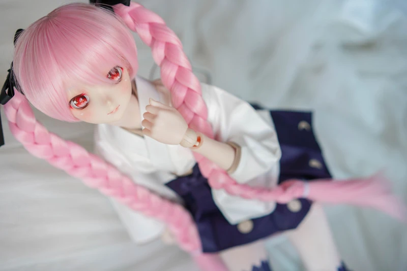 Парик с двойным конским хвостом для BJD/DD/MDD/SD, кукольный парик 1/3 для 1/3, куклы Bjd, двойной парик с конским хвостом для кукол Bjd