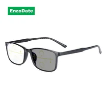 Прогрессивный переход очки для чтения Анти Blue Ray компьютерный считыватель без линии постепенная фотохромные UV400 TR90 гибкие солнцезащитные очки