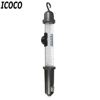 

ICOCO Portable 60 LEDs Recharageable Cordless Work Light Super Bright Garage Inspection Lamp Torch Hanging Hook Promotion Sale