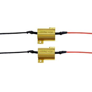 

Canbus Error Free Resistor T20 Led Decoder Warning Error Canceller For T20 7440 7443 Led Turn Signal Brake Backup Reverse Bulbs