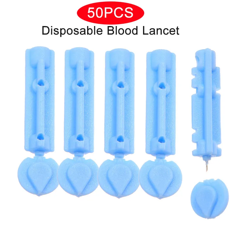 50pcs Disposable Lancets 28G Sterile Fleam Vent Drain Blood Needle