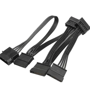 

VONETS 1 to5 Splitter 4pin Female IDE to 5 SATA Power Supply Splitter Cable Cord Adapter Converter for DIY PC Computer Hard Disk