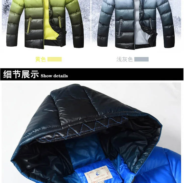 Зимняя куртка с подкладом для мальчиков; Верхняя одежда для От 8 до 17 лет; модные плотные теплые детские парки с капюшоном; пальто высокого качества; Новинка года