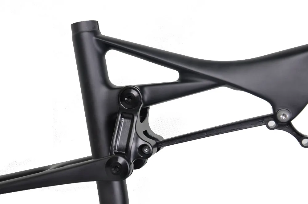 Perfect new coming! dengfu 2018 newest EPS M06 29er mtb bike UD matt/glossy BB92 29er full suspension mtb frame XC hot selling 142mm 3