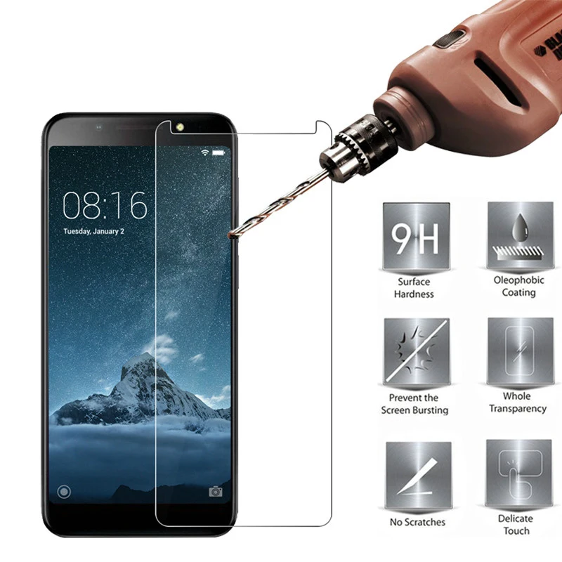 

2.5D 9H Tempered Glass Screen Protector For Vodafone Prime 6 7 Smart N9 Lite Mini 7 Style 7 E8 E9 N8 C9 X9 Firis 6 Speed 6 V8