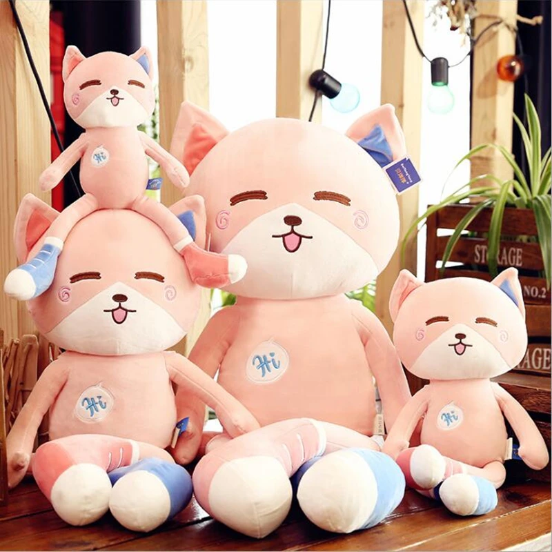 

New Cute 40cm 55cm 70cm Large Size Naughty Cat Plush Toys Lovely Soft Stuffed Dolls Baby Kids Gift Room Sofa Decorate Pillows