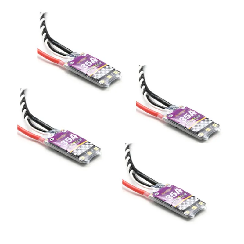 

High Quality 4PCS Racerstar MS Series 35A ESC BLHeLi_S OPTO 2-4S Supports Oneshot125 Oneshot42 Multishot For RC Multicopter