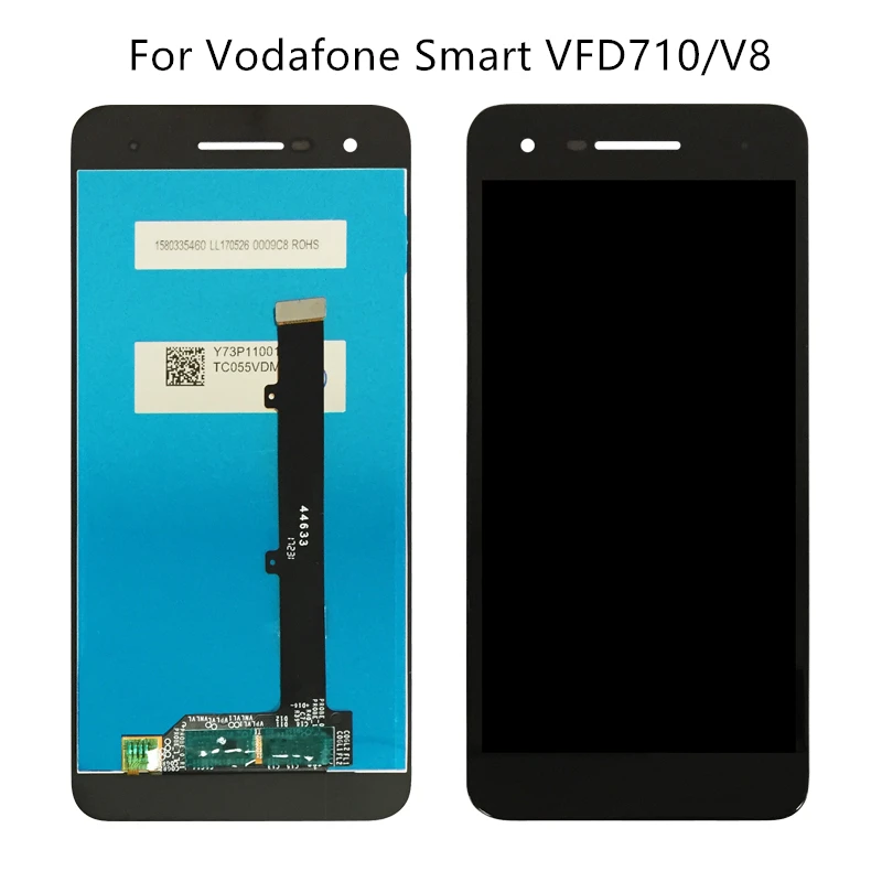 

For vodafone smart VFD710 LCD monitor Smart V8 with touch screen display For Vodafone VF710 mobile phone repair parts
