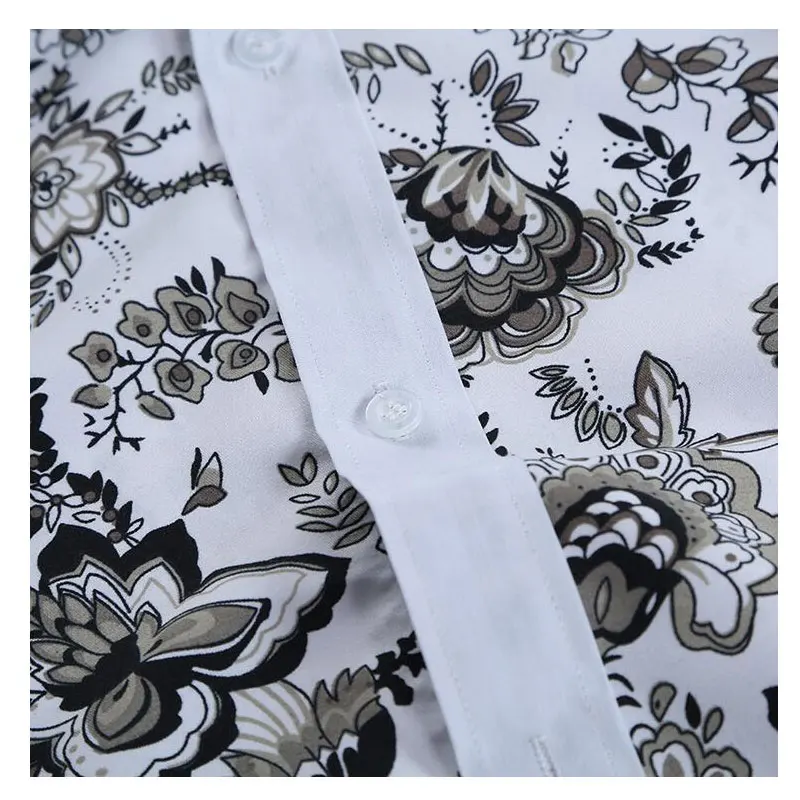 الرجال زهرة قميص 2019 جديد 3D الطباعة أزياء عارضة يتأهل هاواي اللباس قمصان Camisa الغمد قميص أوم قميص الرجال